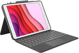 "Logitech Touch Combo", skirtas "iPad" (7 kartos) A2200, A2197, A2198 ir (8) gen A2270, A2428, A2429, A2430, klaviatūros dėklas su sekimo pulteliu, nuimama klaviatūra, "Smart Connector" technologija, ITY QWERTY - juodas