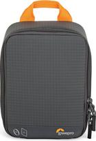 "Lowepro GearUp Filter Pouch 100", filtro krepšys fotoaparatui, filtro krepšys su 10 lapų filtrų, 2 apvaliais filtrais, filtro laikikliu, įbrėžimams atspariu kortelių dėklu, pagamintas iš perdirbtos medžiagos, pilkos spalvos