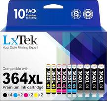 "LxTek" suderinamos HP 364 XL 364XL spausdintuvų kasetės, skirtos HP Deskjet 3070A 3520 Officejet 4620 4622 Photosmart 5510 5514 5515 5524 5520 6520 7520 B010a B109a (4 juodos 2 žydros 2 purpurinės 2 geltonos)