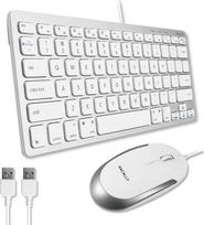 "Macally" USB laidinės klaviatūros ir pelės derinys, skirtas "Mac" ir "PC", lengvai naudojamas, suderinamas su "Apple" klaviatūra ir pele, "iMac", "Mac Mini/Pro