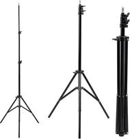"Maclean MC-163" lempos trikojis 12 colių žiedinei šviesai, reguliuojamo aukščio 62-190 cm, 3 kg apkrovos, sulankstomas šviesos stovas, stabilus trikojis nuotraukoms ir vaizdo įrašams
