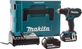 "Makita" DDF482RMJ 18 V LXT LI-Ion akumuliatorinis gręžtuvas su 2 x 4 A akumuliatoriumi, mėlynas/juodas, 72 W