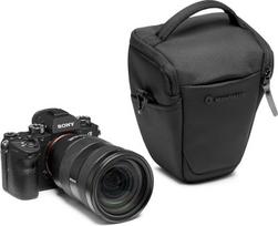 "Manfrotto Advanced Holster M III" dėklas veidrodiniam fotoaparatui su objektyvu, fotoaparato krepšys su trikojo laikikliu ir apsauga nuo lietaus, fotografijos reikmenys