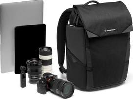 "Manfrotto" MB CH-BP-30 "Chicago" fotoaparato kuprinė Maža universali dieninė kuprinė / fotoaparato krepšys fotografams / videografams, skirtas DSLR, beveidrodiniam fotoaparatui, nešiojamiesiems kompiuteriams, objektyvams ir kelionių įrangai BP 30 Small