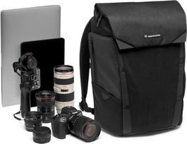 "Manfrotto" MB CH-BP-50 "Chicago" fotoaparato kuprinė Vidutinė universali dieninė kuprinė / fotoaparato krepšys fotografams / videografams, skirtas DSLR, beveidrodiniam fotoaparatui, nešiojamiesiems kompiuteriams, objektyvams ir kelionės įrangai