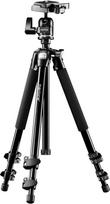 "Mantona Basic Scout Max Photo Tripod", fotoaparato trikojis, iki 160 cm didelis darbinis aukštis, rutulinė galvutė, apverčiama centrinė kolona, idealiai tinka kelionėms ir fotografavimui lauke, skirtas DSLR fotoaparatui, kompaktiškas lengvas fotoaparato