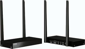 "Marmitek WHE4" - belaidis HDMI plėstuvas 4K60 - HDMI siųstuvas-imtuvas - daugiabutis iki 50 m per sienas - kilpa - IR grįžtamasis kanalas - USB KVM klaviatūra pelė