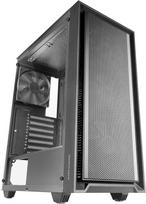 "Mars Gaming MC-PMAX" profesionalus ATX korpusas, 4 x 120 mm FDB ventiliatoriai, tinklinis priekinis skydelis, šoninis langas iš grūdinto stiklo, kompiuterio vidurio bokšto korpusas su dviejų kamerų dizainu, palaiko aušinimą vandeniu, juodas