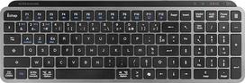 "Mars Gaming MK-SILENKEYS" prancūziška belaidė kompaktiška pilno formato klaviatūra, žemo profilio, mažai triukšmo keliantis žirklinis jungiklis, "Copilot AI" mygtukas, "Bluetooth 5.1 Dual" + 2.4GPRO, 200 val., PC/Mac, juoda
