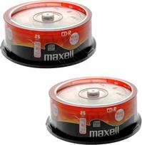 "Maxell XL II 80MU" - 50 x CD-R - 700MB (80 min.) - ketaus - atminties laikiklis
