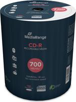 "MediaRange" CD-R 700MB|80min 52x įrašymo greitis, 100 vnt. pakuotė