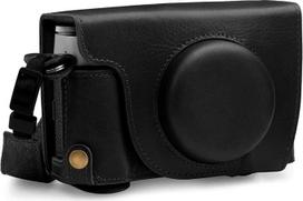 "MegaGear Ever Ready" natūralios odos fotoaparato dėklas su dirželiu, suderinamas su "Fujifilm X100V