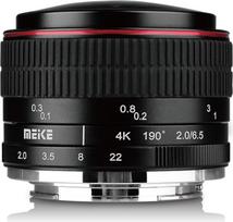 "Meike MK" 6,5 mm f/2,0 "Fisheye" objektyvas, skirtas "Olympus Panasonic" fotoaparatams su "Micro 4/3" montavimu