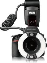 "Meike MK-14EXT-N" E-TTL makro LED žiedinė blykstė su LED AF pagalbine lempa, skirta Nikon DSLR fotoaparatams