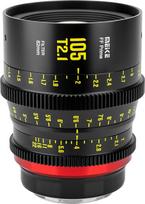"Meike" 105 mm T2.1 viso kadro rankinio fokusavimo plačiakampio objektyvas, skirtas "Canon" EF laikikliui ir kinematografinėms vaizdo kameroms ZCAM E2-F6, E2-F8, "Canon EOS C500 Mark II" ir S35 EOS C100 Mark II, EOS C200, Zcam E2-S6 6K