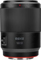 "Meike" 50 mm F1.8 automatinio fokusavimo STM žingsninio variklio viso kadro portretinis objektyvas, suderinamas su "Sony E-mount" fotoaparatais A7 A7R A7R A7IV A7R IV A7III A7RII A7RIII A7SIII A9 A7C A7CII