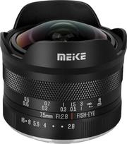 "Meike" APS-C objektyvas 7,5 mm f2,8, skirtas "Fujifilm X" beveidrodžiams fotoaparatams su X laikikliu X-T3 X-H1 X-Pro2 X-E3 X-T1 X-T2 X-T4 X-T10 X-T20 X-T20 X-T2 00 X-A2 X-E2 X-E1 X30 X70 X-A1 XPro1 ir kt.