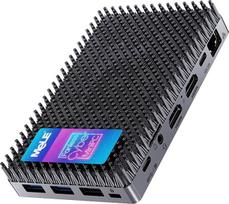 "MeLE Cyber X1 N150" mini kompiuteris be ventiliatoriaus 16GB RAM 512GB SSD USB-C Visiškai funkcionalus su USB PD3.0 Vaizdo įrašų atkūrimas ir duomenų perdavimas 2 x HDMI 2.0