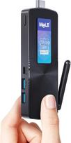 "MeLE PCG02 Fanless Mini PC Stick Alder Lake N100 (iki 3,4 GHz) 8GB LPDDR4 128GB ROM Mikro stalinis kompiuteris su mažos formos kompiuteriu, turinčiu visą USB-C, 2.4G/5G WiFi, 4K HDMI, skirtas biurui