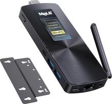 "MeLE PCG02 Mini PC Stick" be ventiliatoriaus N100 8GB 128GB HDMI Palaiko "Linux Ubuntu" ir "Debian", skirtas daiktų internetui, skaitmeniniams ženklams ir įmonėms