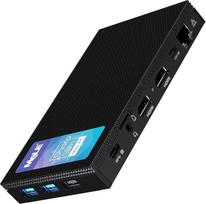 "MeLE Quieter4C" mini kompiuteris be ventiliatoriaus 16GB LPDDR5 512GB ROM Mikro kompiuteris "Alder Lake N100" (iki 3,4 GHz) Mažos formos kompiuteris USB-C 2 X HDMI 4K@60 Stalinis kompiuteris su trimis ekranais