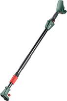 "metabo MS" akumuliatorinio medžio pjūklo MS 18 LTX 15 teleskopinis strypas, ištraukiamas 120-180 cm, itin lengvas, su peties dirželiu, ergonomiška rankena, idealiai tinka medžių ir sunkiai pasiekiamų šakų priežiūrai