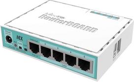 "Mikrotik MT RB750Gr3 hEX RouterOS L4 256MB RAM, 5xGig LAN, Soho maršrutizatorius, PoE jungtis, plastikinis korpusas