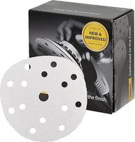 "Mirka Basecut" šlifavimo diskai 150 mm P120 100 vnt. pakuotėje (2261109912) Grip 15 skylučių