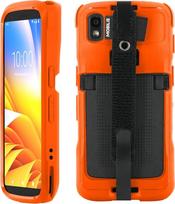 "Mobilis" dėklas "Zebra TC22 TC27" su apsauginiu dirželiu nuo kritimo ir rašiklio laikikliu, karinės klasės apsauga, gerai matomos spalvos, lengvai atpažįstamas ir saugus - "Amazon" išskirtinis (neoninė oranžinė)