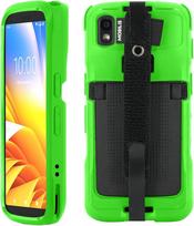 "Mobilis" dėklas "Zebra TC22 TC27" su apsauginiu dirželiu nuo kritimo ir rašiklio laikikliu, karinės klasės apsauga, gerai matomos spalvos, lengvai atpažįstamas ir saugus - "Amazon" išskirtinis (neoninė žalia)