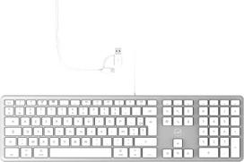 "Mobility Lab" MAC dizainas "Touche White PC/Mac", klaviatūra