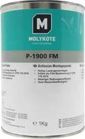 "Molykote P-1900 FM" baltasis tepalas 1 kg, maisto ir gėrimų mašinų tepalas, aukštos kokybės tepimo priemonė
