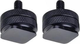 "Neewer" dvi (2) patvarių "Pro" 1/4" laikiklio adapterio pakuotės, skirtos trikojo varžtui ir blykstės karštajam bateliui