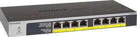 "Netgear GS108LP-100EUS" 8 prievadų gigabitinis nevaldomas PoE / PoE + tinklo komutatorius, pilkos spalvos