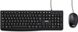 "Nilox" NXKMIT0012 USB klaviatūra ir pelė Itališko išdėstymo klaviatūra Pelė su optiniu jutikliu 1200 DPI Suderinama su "Windows", "Linux", "Mac