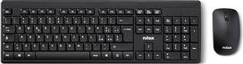 "Nilox" NXKMWIT011 10M belaidės klaviatūros ir pelės rinkinys Itališko išdėstymo klaviatūra Pelė su 1600 DPI optiniu jutikliu, suderinama su "Windows", "Linux" ir "Mac