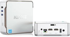 "NiPoGi GK3 Plus" mini kompiuteris 16GB DDR4 1024GB M.2 SSD, "Alder Lake-N97" (iki 3,60 GHz) mini stalinis kompiuteris, 2,5 colio SATA SSD, dvigubas "WiFi", 2xHMDI + VGA 4K UHD trigubas ekranas mokyklai / namams / biurui