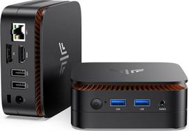 "NiPoGi" mini kompiuteris "Intel Alder Lake N95" (geresnis nei N100) Palaiko W-11 Pro 16GB RAM 256GB M.2 SSD, E1 mini stalinis kompiuteris 4K@60HZ UHD Dual Display HDMI+DP 1.4/Dual Bande WiFi/BT4.2/RJ45/VESA