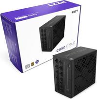 "NZXT C850 Gold ATX 3.1 (2024)" - visiškai modulinis, mažai triukšmo keliantis žaidimų kompiuterių maitinimo šaltinis - 850 W - "80 Plus Gold" - 12 V-2x6 jungtys - nulinio ventiliatoriaus režimas - 100 % japoniški kondensatoriai - juodas - PA-8G2BB-UK