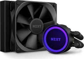 "NZXT Kraken 120" skysčių aušintuvas - RL-KR120-B1 - AIO RGB CPU skysčių aušintuvas - tylus ir efektyvus - tylus veikimas - žiediniai RGB šviesos diodai - "Aer P" 120 mm aušinimo ventiliatorius (pridedamas)