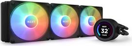 "NZXT Kraken Elite RGB 360" - RL-KR36E-B1-360 mm AIO CPU aušintuvas - pritaikomas 2,36 colių LCD ekranas GIF'ams, paveikslėliams, našumo rodikliams - didelio našumo siurblys - 3 x F120 RGB šerdies ventiliatoriai -