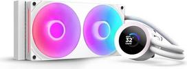 "NZXT Kraken Plus 240 RGB" - AIO procesoriaus aušintuvas su skystuoju aušintuvu - pritaikomas LCD ekranas - didelio našumo ventiliatorius - suderinamas su "Intel" ir AMD lizdais - baltos spalvos
