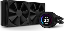 "NZXT Kraken" serija - AIO procesoriaus aušintuvas su skysčiu - pritaikomas LCD ekranas - didelio našumo ventiliatorius - suderinamas su "Intel" ir AMD lizdais - "Elite 240" - juodas