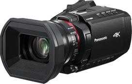 "Panasonic" HC-X1200E 4K 60p delno tipo vaizdo kamera su 25 mm plačiakampiu objektyvu, 24x optiniu priartinimu, 5 ašių hibridine OIS, USB PD, juoda