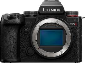 "Panasonic" LUMIX DC-S5 II viso kadro veidrodinio fotoaparato korpusas, 4K 60P ir 6K 30P, atlenkiamas ekranas, "Wi-Fi", fazinis hibridinis AF su 779 taškais, aktyvioji IS, juodas