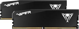 "Patriot Viper Elite 5 Ultra Gaming" DDR5 RAM 32GB (2x16GB) 6000MT/s CL28 1.4v UDIMM atminties rinkinys, suderinamas su "Intel XMP" AMD EXPO - VEU532G6028K