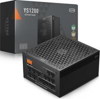 "PCCOOLER CPS YS1200" maitinimo šaltinis, 1200 W, "80 Plus Gold" sertifikatas, visiškai modulinis, PCIe 5.1 ir ATX 3.1 žaidimų maitinimo šaltinis, platus suderinamumas, 135 mm FDB ventiliatorius, visiškai japoniški elektrolitiniai kondensatoriai