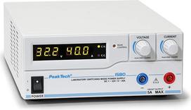 "PeakTech P 1580" laboratorinis maitinimo šaltinis DC 1-32V / 0-30A su USB, LED ekranas, nuolatinės srovės perjungimo maitinimo šaltinis, maitinimo šaltinis, 3 pasirinktiniai išankstiniai nustatymai matavimams, apsauga nuo perkrovos 200~240V AC