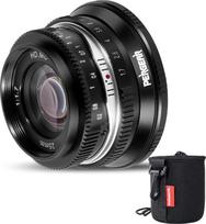 "Pergear" 25 mm F1.7 objektyvas "Fujifilm", rankinio fokusavimo objektyvas su didele diafragma, suderinamas su fotoaparatu X-T3 X-H1 X-Pro2 X-E3 X-T1 X-T2 X-T4 X-T5 X-T10 X-T20 (juodas)