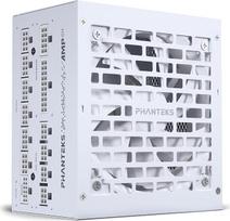"Phanteks AMP GH 1000 W kompiuterio maitinimo šaltinis, baltas, 1000 W ATX maitinimo šaltinis, PCIe 5.1, ATX 3.1 maitinimo blokas | 80 PLUS Platinum, visi kabeliai išimami, tylus